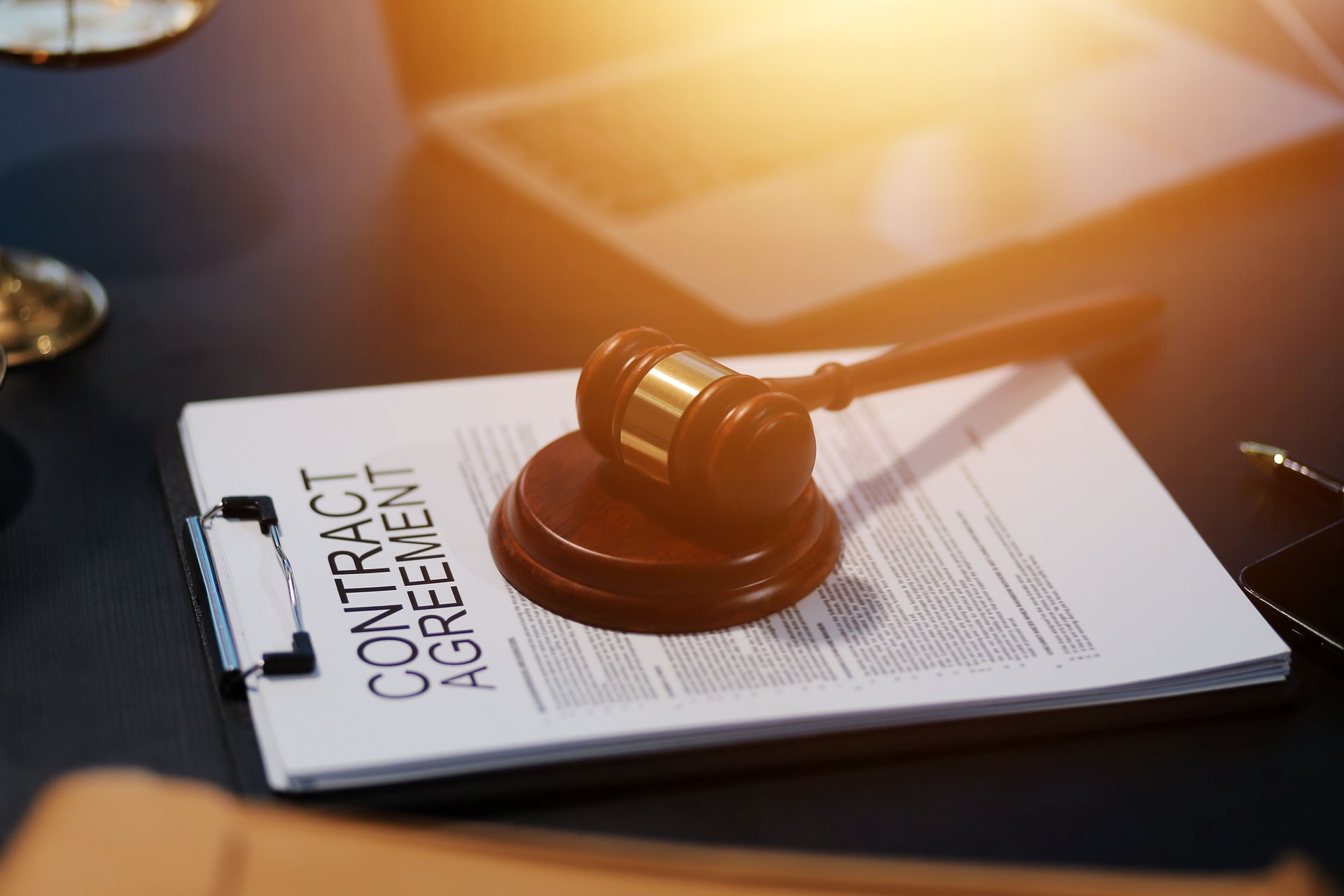 female business woman lawyers working at the law firms. Judge gavel with scales of justice. Legal law, lawyer, documents, advice and justice concept.